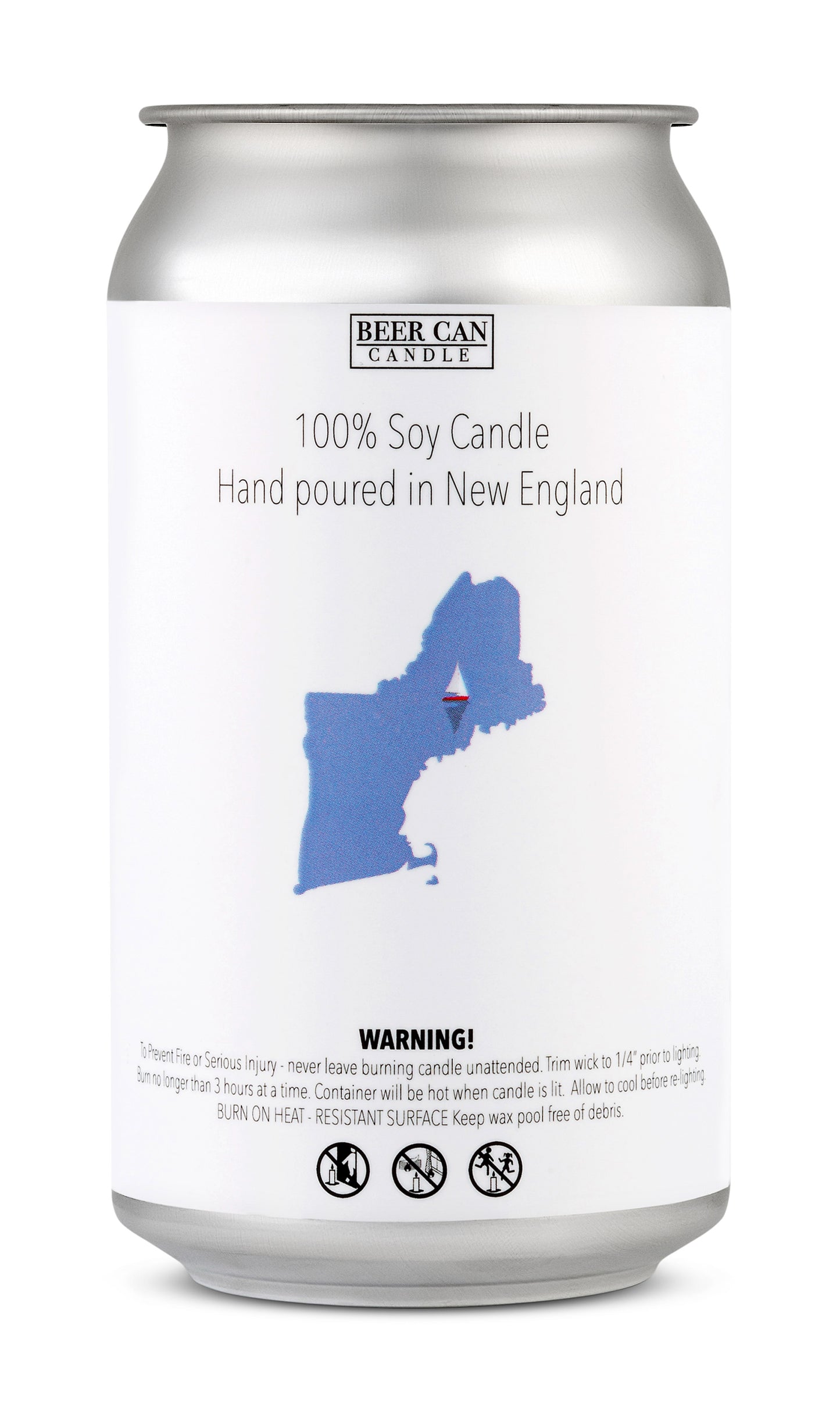Soy Wax Blend Beer Can Candle - Casco Bay Pilsner