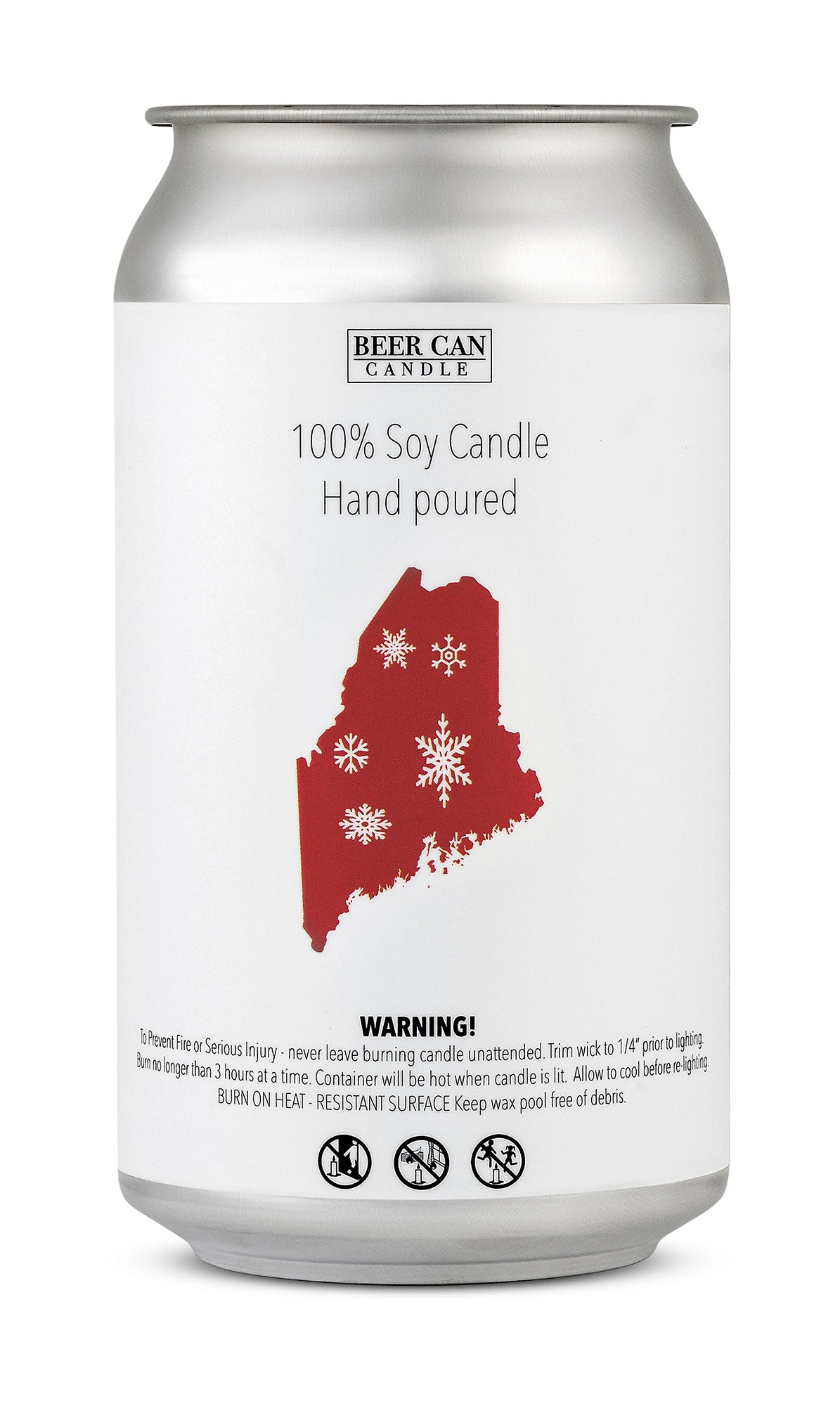 Soy Wax Blend Beer Can Candle - Holiday Porter