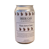 NEW Soy Wax Blend Beer Can Candle - Hard Apple Cider