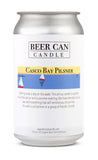 100 % Soy Beer Can Candle - Casco Bay Pilsner