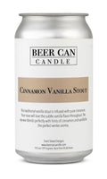 100 % Soy Beer Can Candle - Cinnamon Vanilla Stout