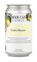 100 % Soy Beer Can Candle - Citrus Shandy