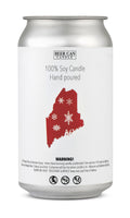 100 % Soy Beer Can Candle - Holiday Porter