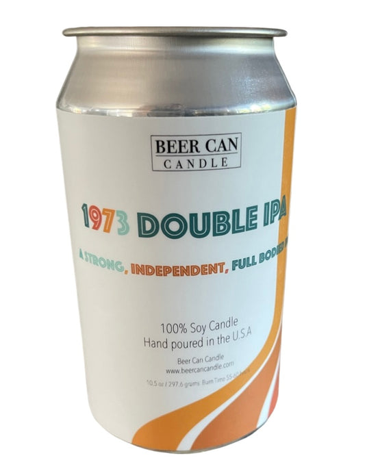NEW Soy Wax Blend Beer Can Candle - 1973 DOUBLE IPA