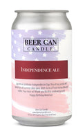 Soy Wax Blend Beer Can Candle - Independence Ale