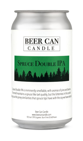 Soy Wax Blend Beer Can Candle - Spruce Double IPA